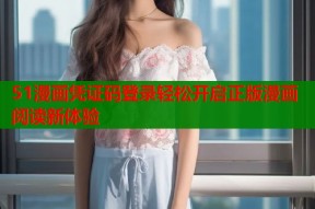 51漫画凭证码登录轻松开启正版漫画阅读新体验